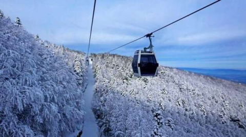 Teleferiğe şiddetli rüzgar engeli