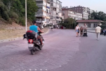 Mudanya sahilinde motosiklet işgali