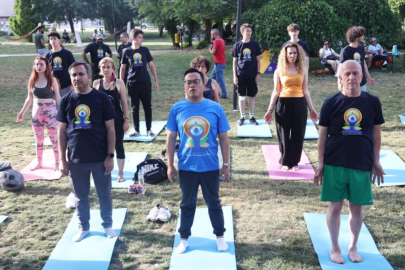 Yoga Günü’nü birlikte kutladılar