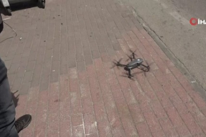 Bursa'da dron destekli 'yaya' denetimi: Yol vermeyen sürücüler teker teker tespit edildiler
