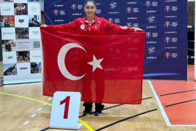 Özel sporcu Ebru Acer’den Altın Madalya!