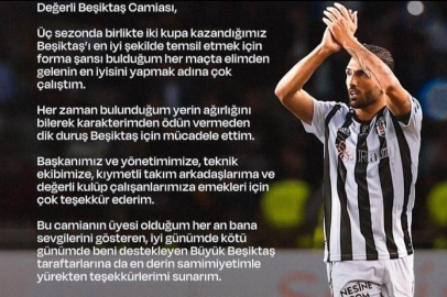 Umut Meraş, Beşiktaş'a veda etti