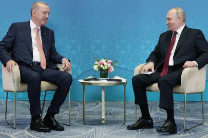 Cumhurbaşkanı Erdoğan, Astana'da Rus lider Putin'le görüştü
