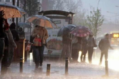 Meteoroloji'den gök gürültülü sağanak yağış uyarısı