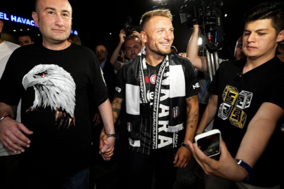 Beşiktaş’ın yeni transferi Immobile İstanbul’da