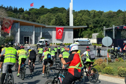 15 Temmuz'dan Gazze'ye özgürlük için pedal çevirdiler