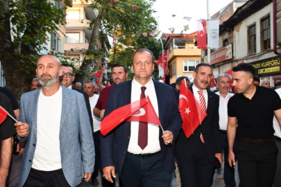 İznikliler 15 Temmuz Demokrasi ve Milli Birlik Günü'nde bir araya geldi