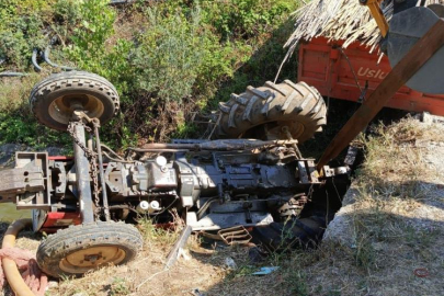 Bursa'da feci traktör kazası: Olay yerinde can verdi