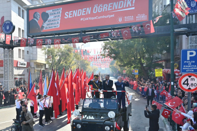 Cumhuriyet Bayramı’nda Bursa'da coşkulu kutlamalar