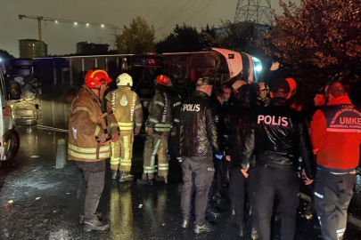 Yolcu otobüsü yan yattı: 2 ölü, 15 yaralı