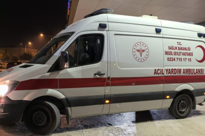 Bursa'da ambulans şoförü saldırıya uğradı