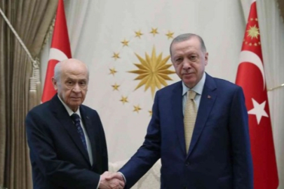 Cumhurbaşkanı Erdoğan ve Devlet Bahçeli bir araya geldi