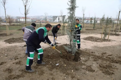 İnegöl'de 167 fidan engelliler için toprakla buluştu