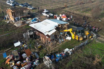 İnegöl'de kaçak yapılar bir bir ortadan kaldırılıyor