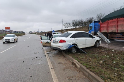 Bursa İnegöl'de korkutan kaza: 4 yaralı