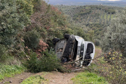 Bursa'da uçurumdan uçtu araçtan burnu bile kanamadan çıktı